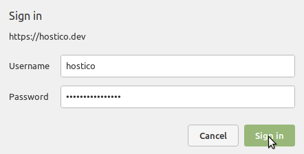 sign in protected plesk